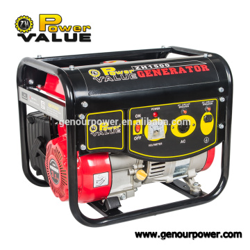 Power Value 1000w 1kw generator AC single phase with gasoline fuel